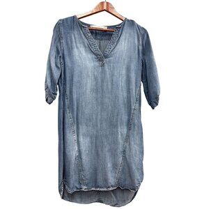 Chelsea & Theodore Denim Tunic Dress XS